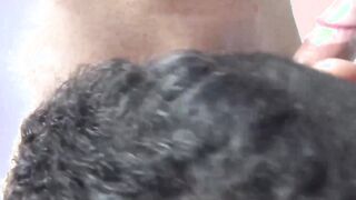 Straight Latino jock fucked hard and raw and then got doused in cum