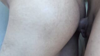 Straight Latino jock fucked hard and raw and then got doused in cum
