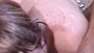 After a nasty deepthroat a gorgeous classic gay hard ass is drilled
