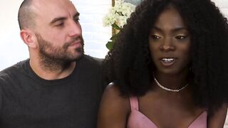 Ebony social media superstar bound and fucked