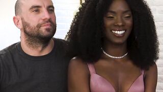 Ebony social media superstar bound and fucked