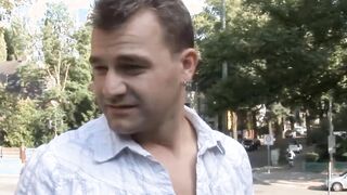 German blonde thot meet stranger at casting and got boned