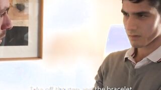 Master Adrii drills a hole on Bastians tight ass