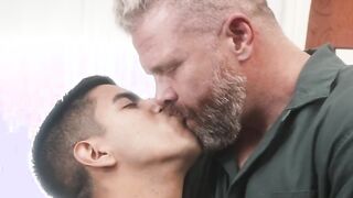 Hot Gay Cain Marko visits and rides neighbors cock