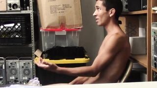 Thief who is thin suckers officers raw from behind