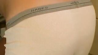 Handsome guy Grant Hiller jerking his hue dick in the bath