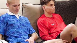 Charming Isaac Esteban pounded doggystyle crude by training pal