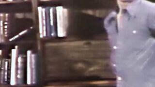 Mature general barebacks young soldier on his office desk