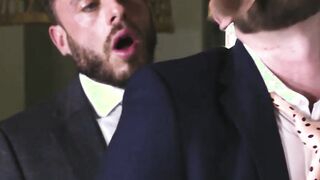 Gay mogul anal fucks realtor in an empty property