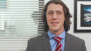Gay coworkers suck and anal fuck in the office