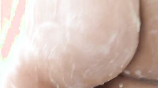 POV ride by Latina teen with 32H boobies