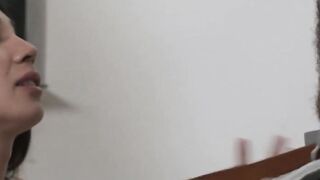Tranny stepdaughter rides teacher stepdads cock