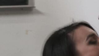Tranny stepdaughter rides teacher stepdads cock