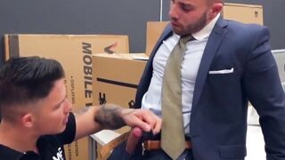 Rich studs screw hard after strong oral meeting