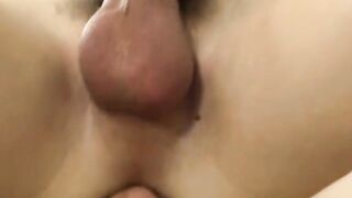 Youthful gay Austin Lock sans protection screwed after arousing penis massage