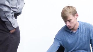 Blonded jock was beaten raw and mercilessly by a BBC policeman