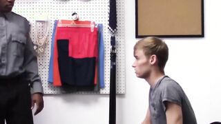 Blonded jock was beaten raw and mercilessly by a BBC policeman