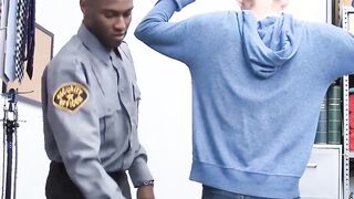 Blonded jock was beaten raw and mercilessly by a BBC policeman