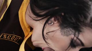 Tattooed goddess Katrina Jade doggystyle pounded after BJ