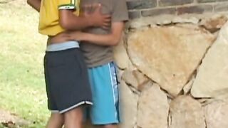 Latino twink raw fucks for facial after blowing dick
