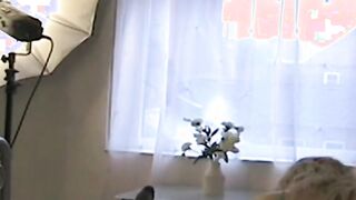 Lavish UK babe facialized after giving nerd wet blowjob