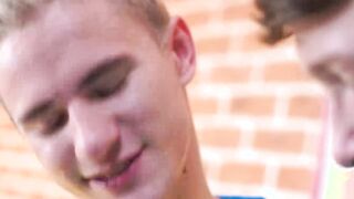 Sexy teen Marcus Paradise fucked bareback by hung buddy
