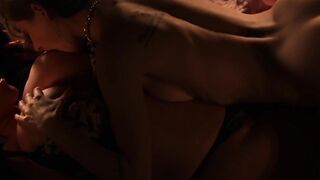 Sinful excellent sex session with cute lesbians loving it