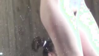 Japanese lesbians rubbing their pussies while watched