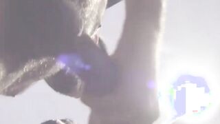 Horny amateur serves two rock hard cocks with hot deepthroat Hoe 2