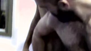 Horny amateur serves two rock hard cocks with hot deepthroat Hoe 2