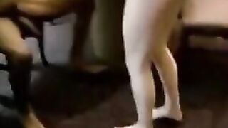 Blonde amateur finally gets to fuck a bbc