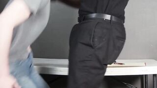 Gay Inked Twink Thief Raw Fucked by Horny BBC Guard
