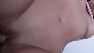 Thick Mixed Girl Fucks Shy Guy Sadie Creams