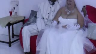 The BBC groom screwed and facialized the GILF bride