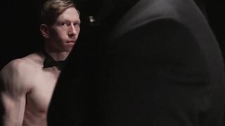 Attractive daddy barefucks adolescent virgin opening after BJ