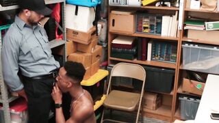 With an officers cock a young black shoplifter was destroyed