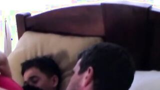 Delicious Asian twinks deeply dicked by jizz blasting daddy
