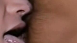 Longhaired studs groan while kissing and having kinky jerk off
