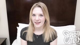 This brand new teens amateur is wearing yoga leggings