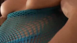 Stepdaughter gets turned on to fingering and licking her pussy by MILF