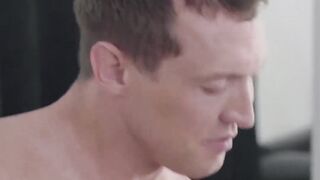 Stepsons friend in a taboo 3way with a horny stepdad