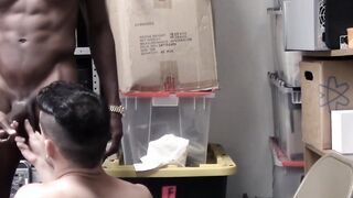 BBC forces handsome gay caught stealing and sucking and fucking