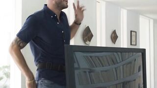 Slut shemale gives her neighbor the time of his life