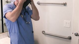 Thin twink offers his butt to more established gay for without any protection fuck
