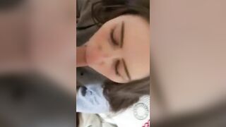 Beautiful Teen Deepthroat Blowjob