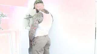 Twink licks armpits of buff buddy prior to being screwed crude