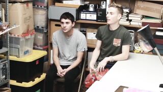 Black security kicks the asses of thieves who try to steal twinks