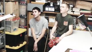 Black security kicks the asses of thieves who try to steal twinks