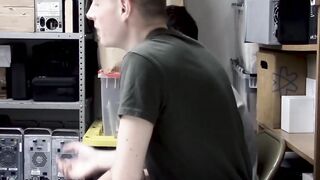 Black security kicks the asses of thieves who try to steal twinks