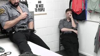 Officer Marco Napoli makes gay Cole Church feel good